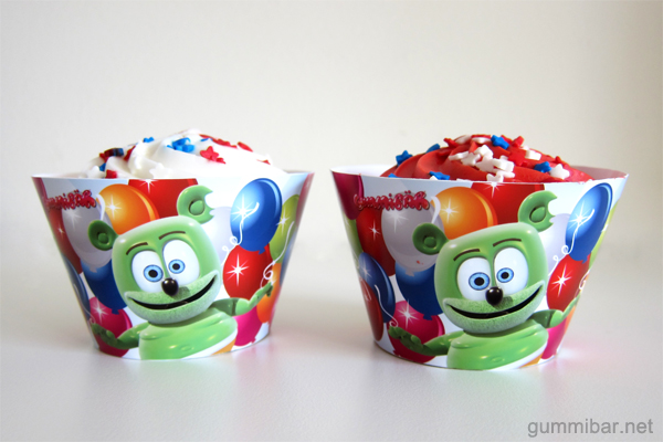 Gummibär Cupcake Wrappers